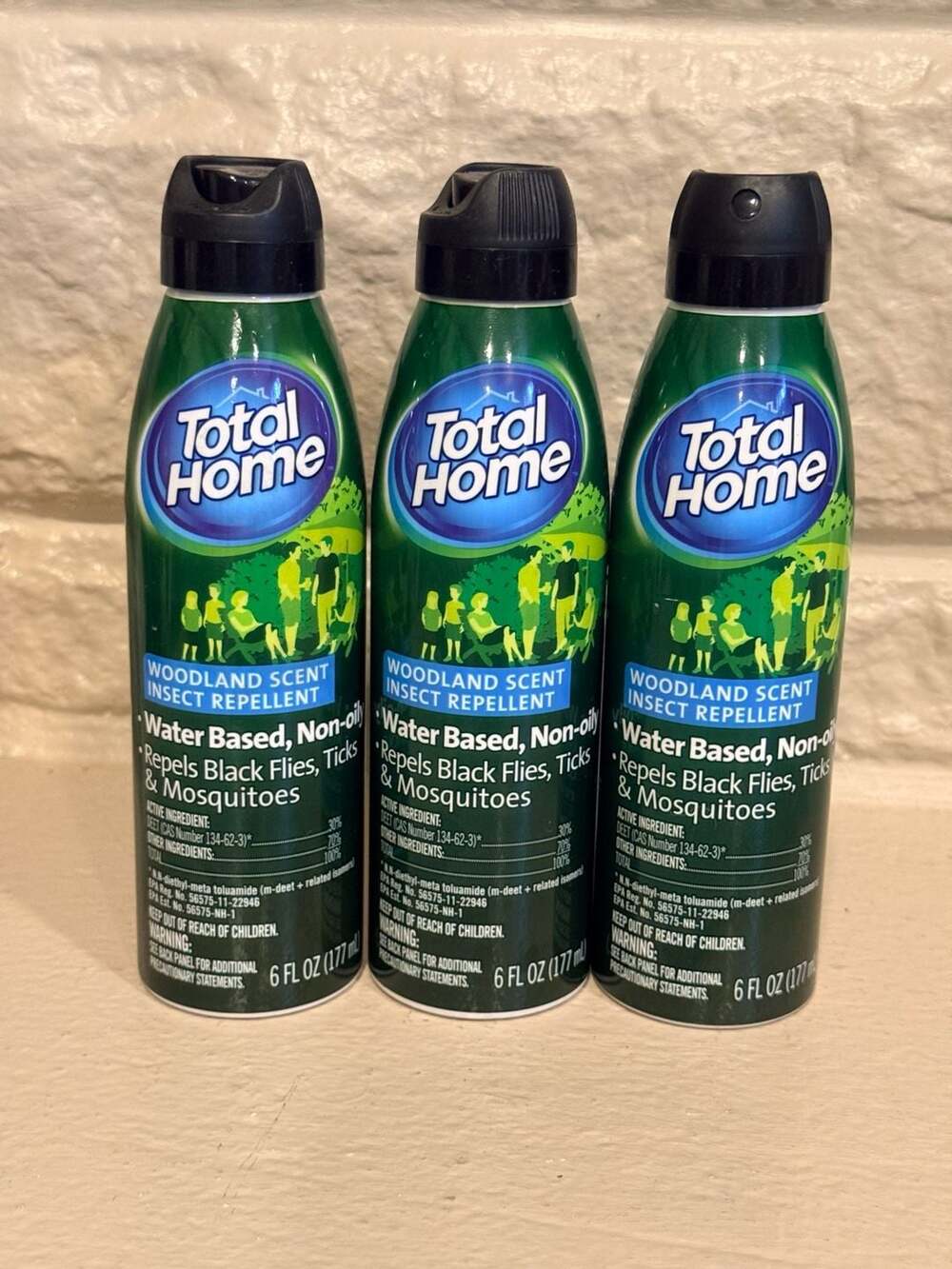 Total Home Woodland Scent Insect Repellent 6 oz (3 Pack)